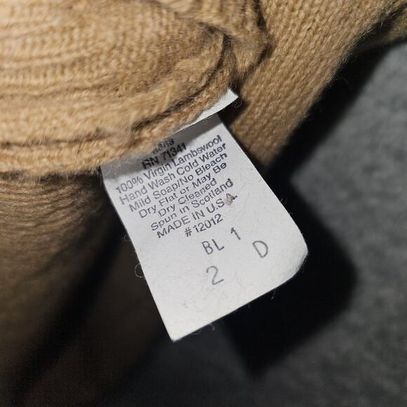 70S L.L. BEAN LAMBSWOOL SWEATER VEST. - Picture 10 of 10